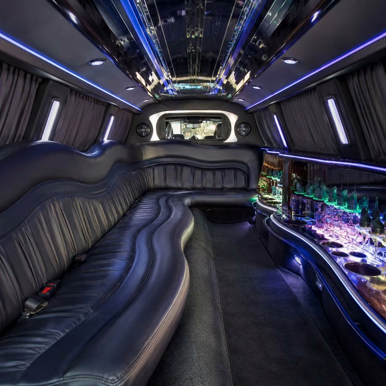 lincoln mkt limo inside