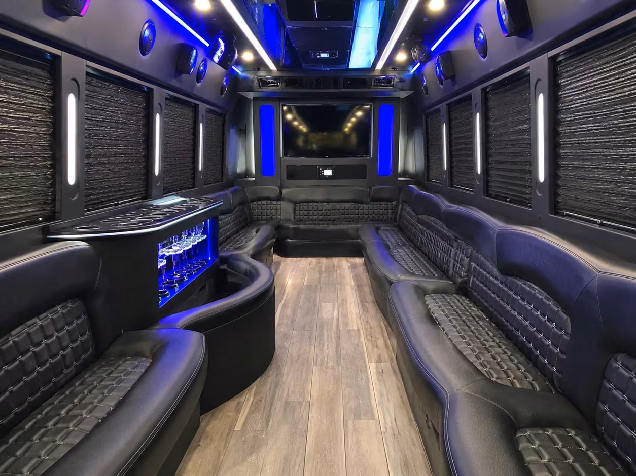 nashville party bus interior